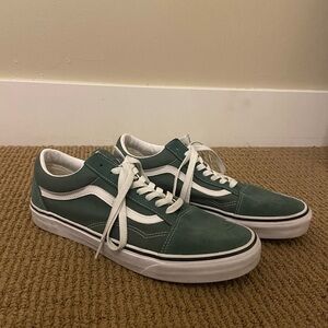 Vans Old Skool color Duck Green 10.5 men’s